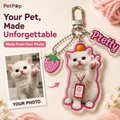 Custom Pet Photo Keychain