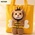 PetPop Peek-Out Pet Tote Bag – Bee, Bunny & Dino