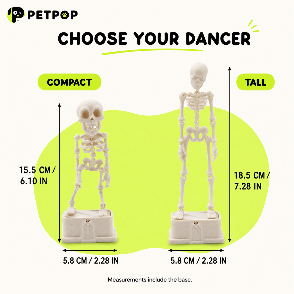 Dancing Skeleton Aquarium Air Bubble Ornament