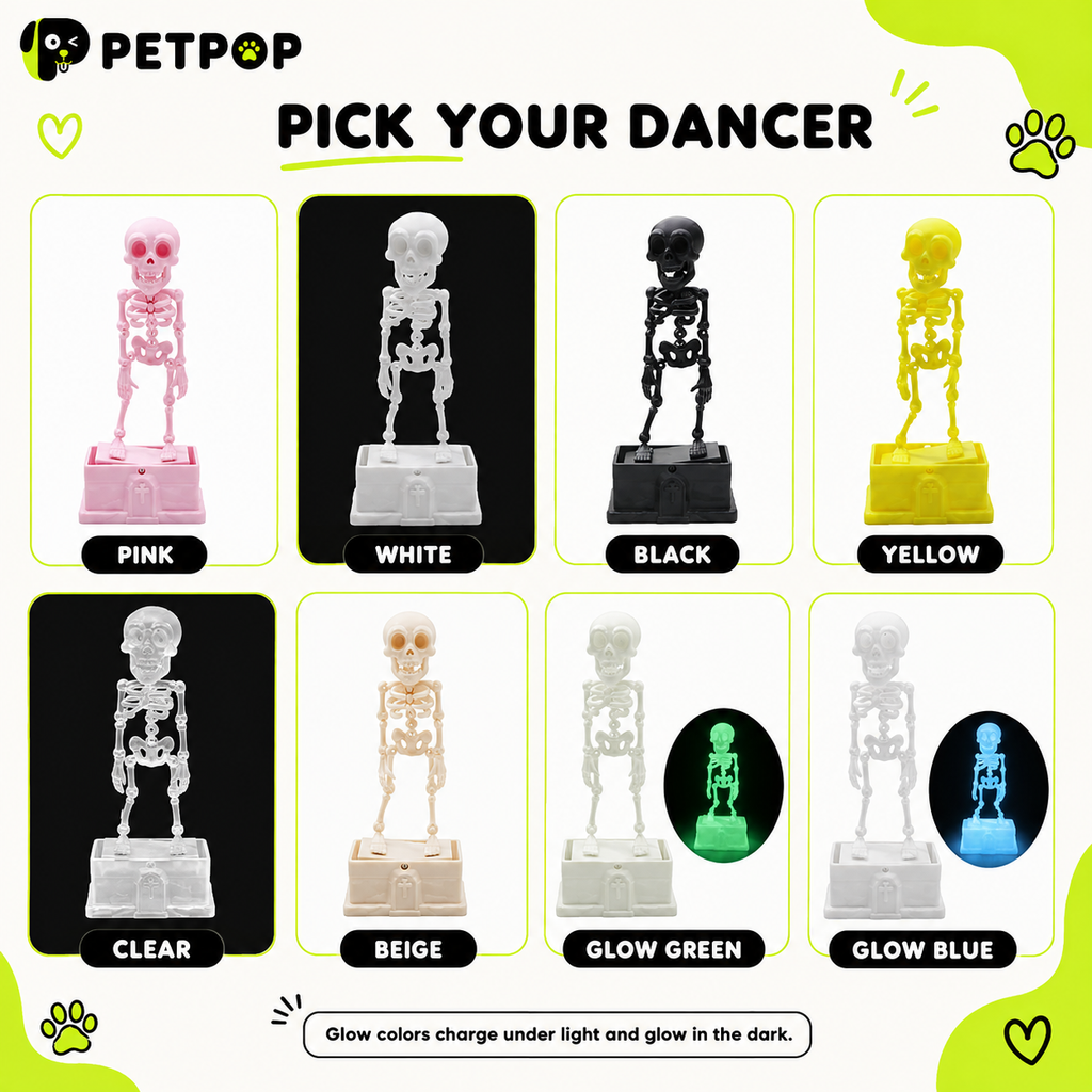 Dancing Skeleton Aquarium Air Bubble Ornament