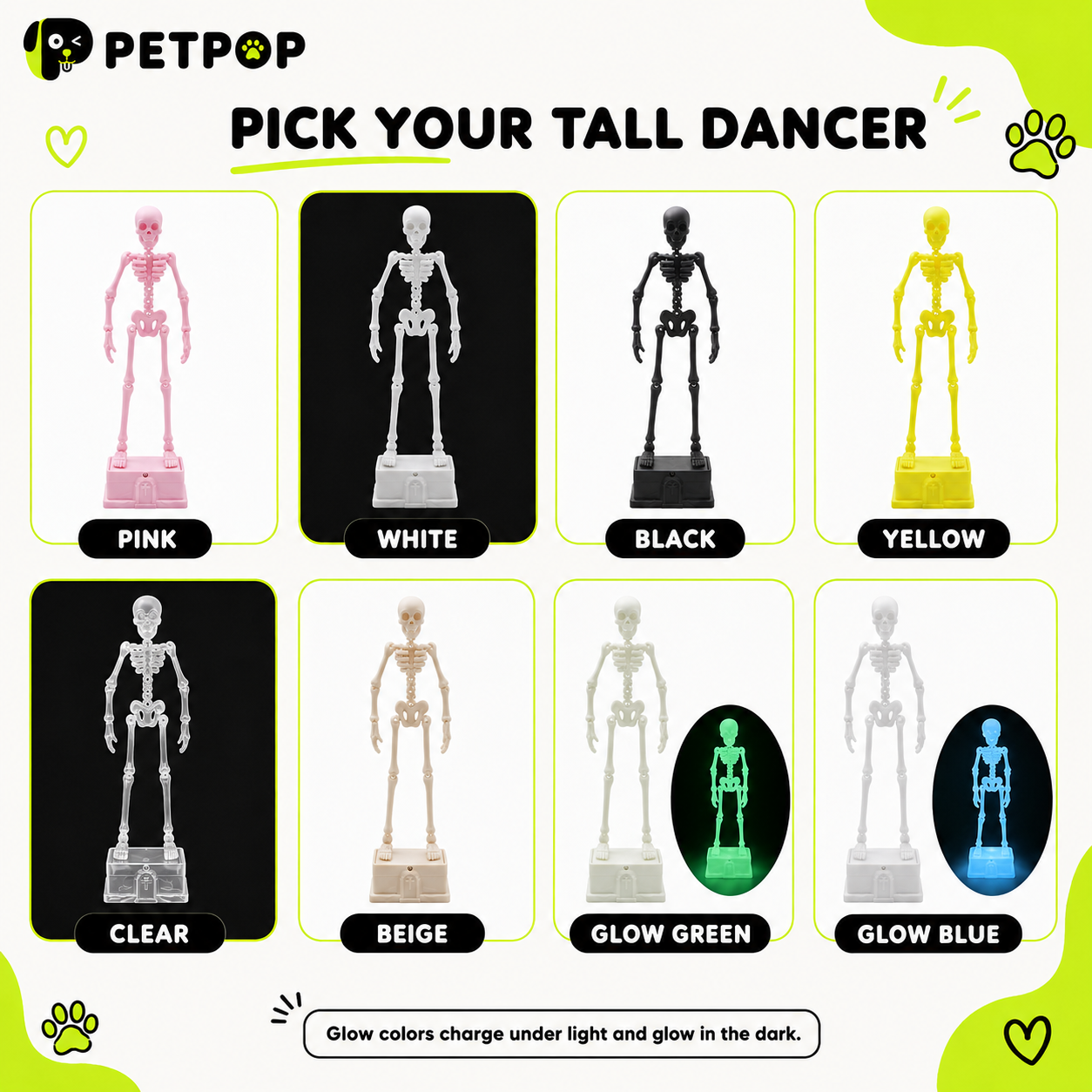 Dancing Skeleton Aquarium Air Bubble Ornament
